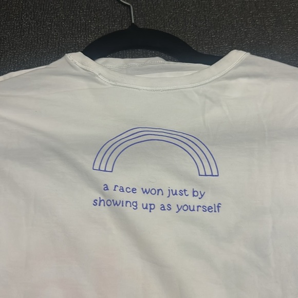 Lululmeon White Pride 5k T-Shirt size medium - Picture 6 of 6